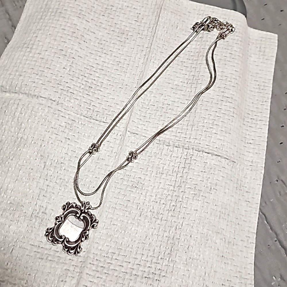 Vintage Brighton picture frame necklace